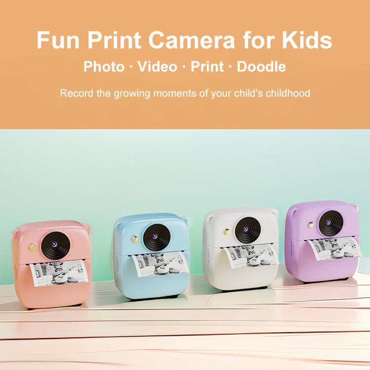 Print camera for kids